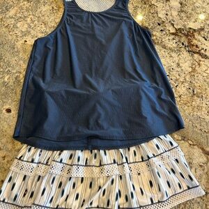 Lucky in Love Charcoal Tank Top